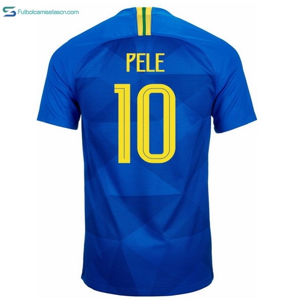 Camiseta Brasil 2ª Pele 2018 Azul